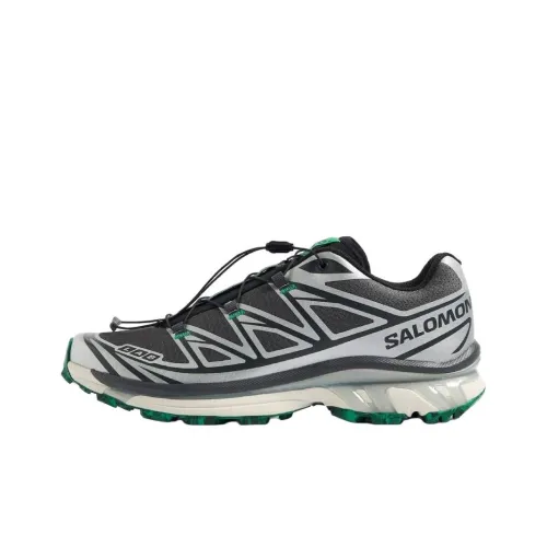 Salomon Collaboration XT 6 Беговые кроссовки Низкий топ Серый Черный Зеленый Унисекс