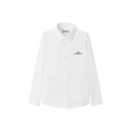 DILLO SS25 Рубашка Мужская Натуральный Белый