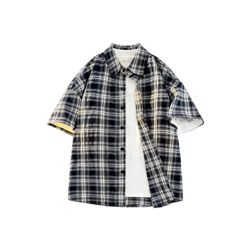 MEXICAN Темно-синяя унисекс рубашка