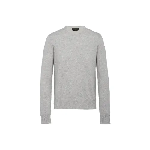 PRADA Серые Мужские Свитера