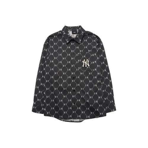 Mlb Base Logo New York Yankees SS24 Рубашка Унисекс Черная