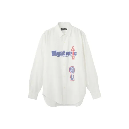 HYSTERIC GLAMOUR Белый Мужская Рубашка