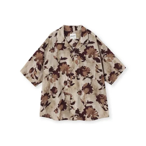 KORAKUBLUE Рубашка Унисекс Maple Leaf Коричневый
