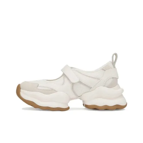 73Hours Кокосовое молоко Желе Низкий Топ Повседневный Женские Белый Серый