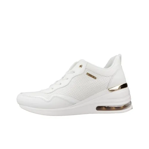 Skechers Million Air MID Топ Повседневная обувь Женская Белая