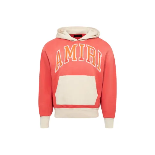 AMIRI FW24 Свитшот Мужской Кораллово-Красный
