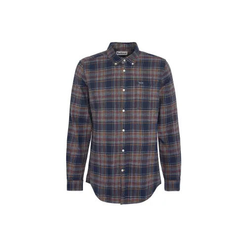 BARBOUR Eddleston Рубашка Мужская Tailored Морской Синий