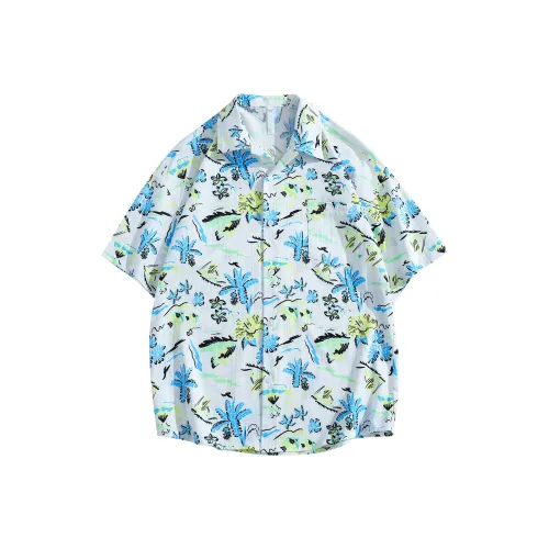 CLOR Рубашка Унисекс Tahitian Синий