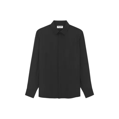 SAINT LAURENT Рубашка Унисекс Черная
