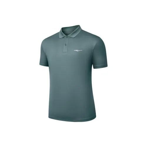 Erke Tennis Series Поло Мужское Камень YU Синий