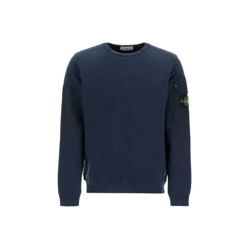 STONE ISLAND Свитшот Унисекс Синий