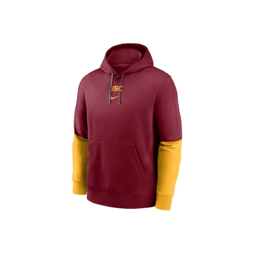 Nike College USC Trojans Sideline Team Issue Клуб Свитшот Мужской Красный