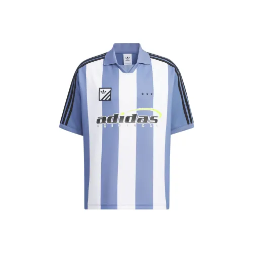 Adidas Логотип PLAY FOOTBALL Поло Мужское Серое Фиолетовое