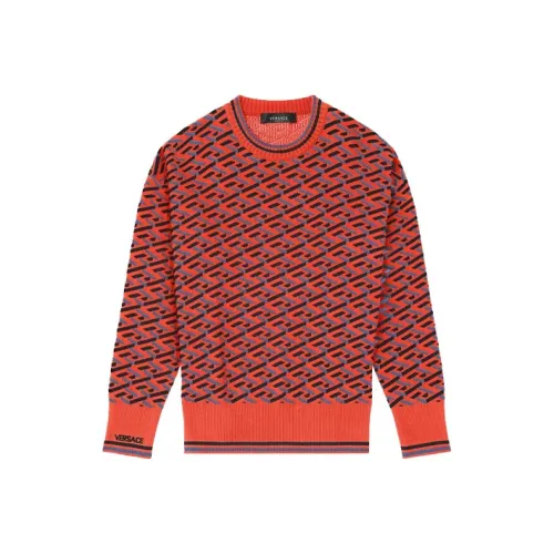 VERSACE Red Men's Sweaters VERSACE Красные Мужские Свитера