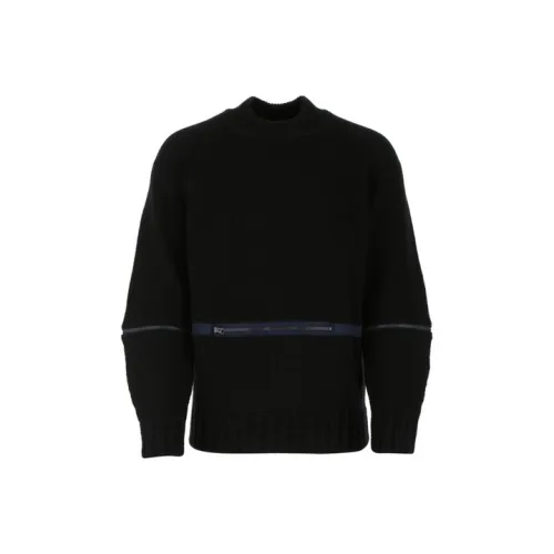 Sacai Мужские черные свитеры