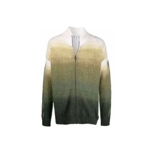 Off Белый FW21 Зеленый Мужские Свитера
