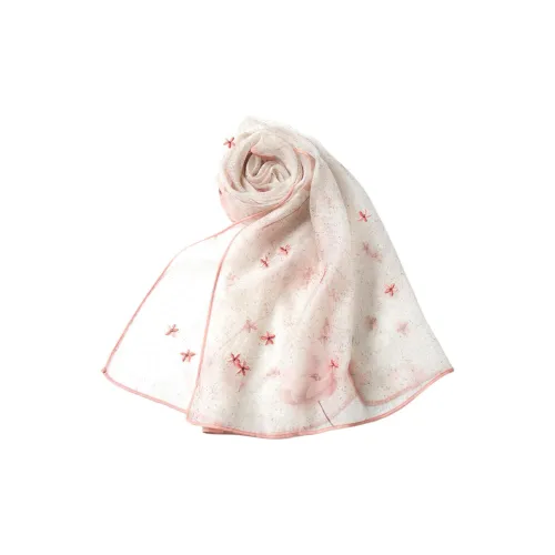 Red Bean Шерсть Шарфы из шелка Mulberry Женские