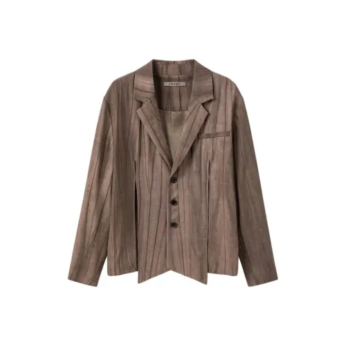 Yunyi Бизнес Костюм Унисекс Tiled Кофе