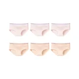 6 пар (Розовый креветка 3 + Розовый 3)