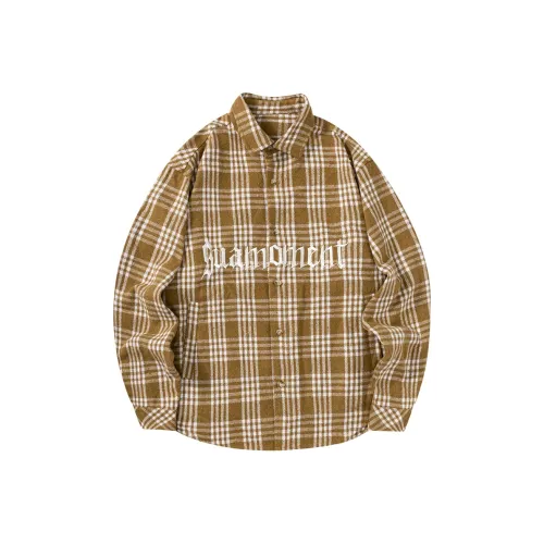 Suamoment Весенний Осенний Свободный крой Повседневная Американская рубашка Унисекс