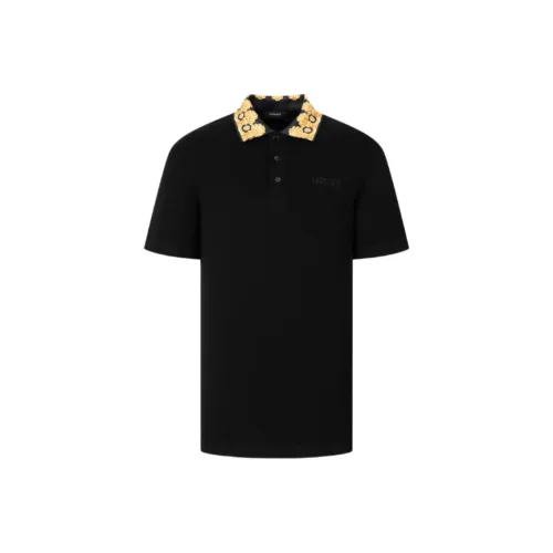 VERSACE Мужская черная поло