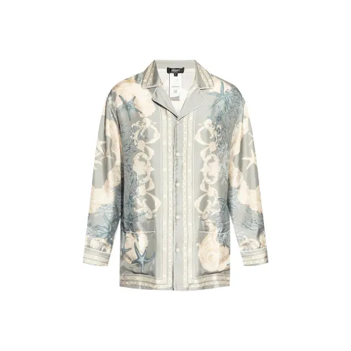 VERSACE Мужские Синие Рубашки