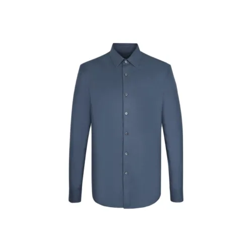Satchi Рубашка Мужская Павлин Синий