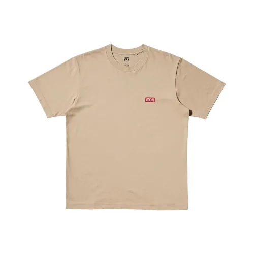 UNIQLO Yu Nagaba Collaboration Бежевый Унисекс Футболка