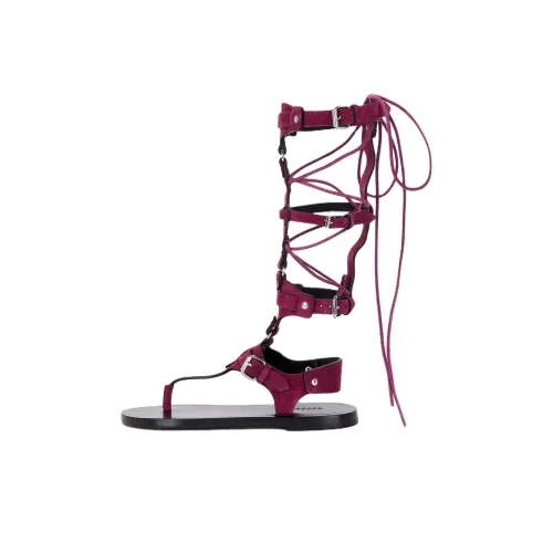 ISABEL MARANT Сандалии в римском стиле, фиолетовые, женские