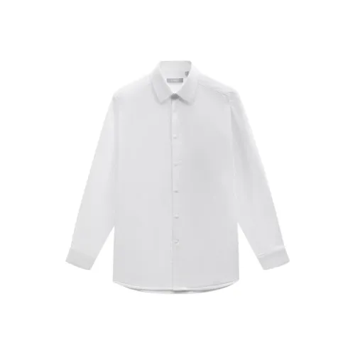 GOLDLION Рубашка Мужская Молочно-белая