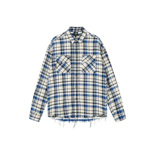 A Chock Синий Унисекс Рубашки