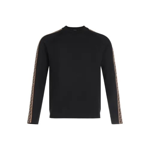 FENDI Трикотаж Мужской Черный Коричневый