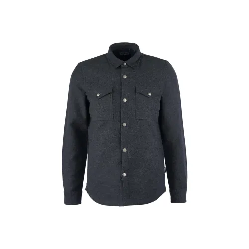 BARBOUR Carrbridge Overshirt Рубашка Мужская Дымчатый Грязь Серый Лаймстоун
