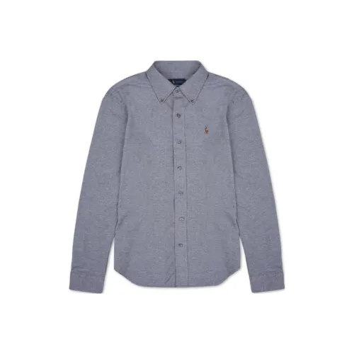 Polo Ralph Lauren Рубашка Мужская Серого цвета
