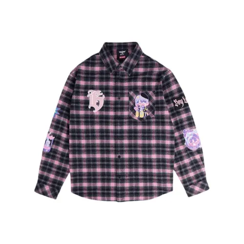 Boy London x POP MART Коллаборация Эдишн Рубашка Унисекс Розовая