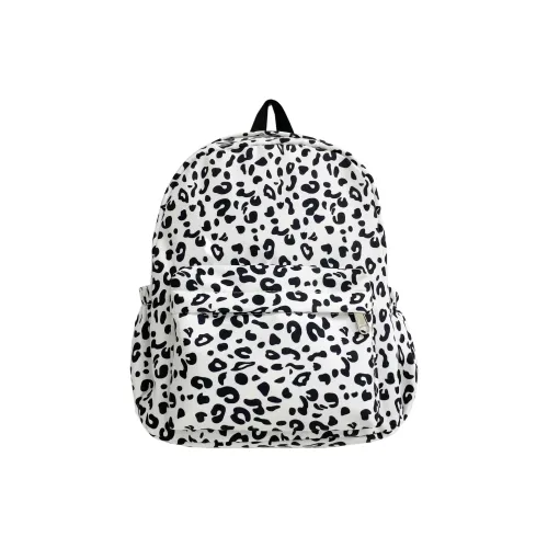 HCXK Композитная ткань Рюкзак Женские Леопардовый принт Черный Леопардовый принт Розовый