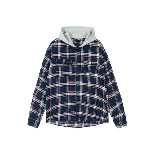 A Chock Темно-синие унисекс рубашки