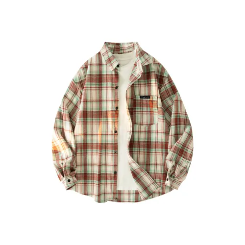 PAEFA Рубашка Флис С подкладкой Тонкая Унисекс