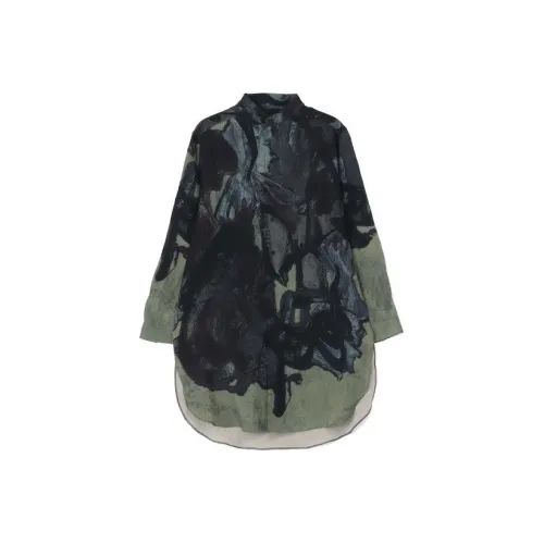 Yohji Yamamoto Черные Мужские Рубашки
