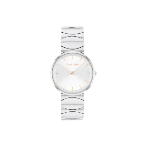 Calvin Klein Women's Watch Кварцевый механизм Стальной ремешок Серебристый циферблат