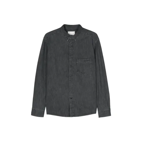 ISABEL MARANT Каменный Серый Мужские Рубашки