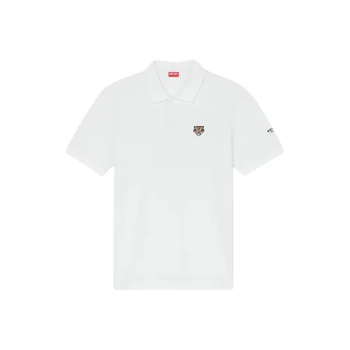 KENZO Серый Белый Мужская Поло