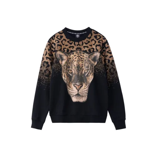 TCH Толстовка Унисекс Черная с золотым логотипом на подкладке