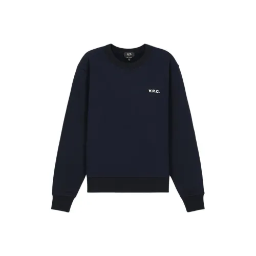 A.P.C Свитшот Мужской Морской Синий