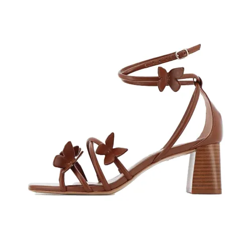 SOPHIA WEBSTER Vanessa One Strap Sandals 6cm Women's Brown
