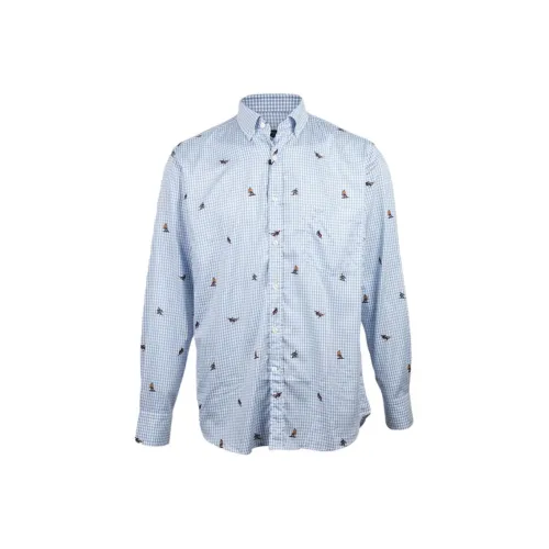 Paul Shark Yachting Рубашка Мужская Темно-Синяя