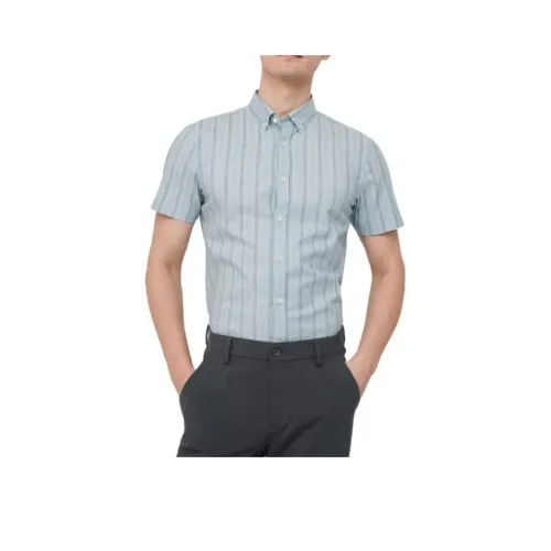 JODOLL Рубашка Мужская Многоцветная Вертикальные Полосы