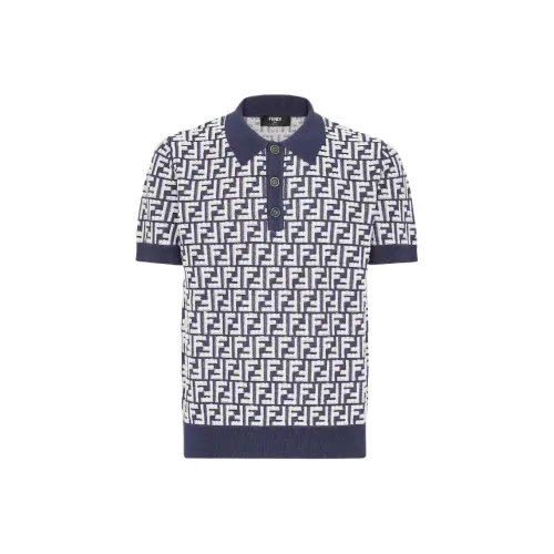 Fendi Синий Мужская Поло