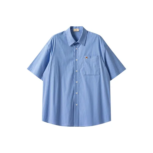 WILLIAM FOX SONS Рубашка Унисекс Доджер Синий