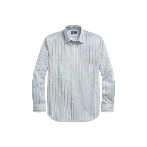 Polo Ralph Lauren SS24 Рубашка Мужская Светло-Синяя